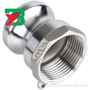 Stainless steel cam lock connector